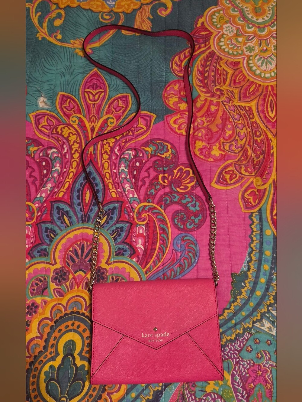 kate spade Hot Pink Crossbody Envelope Bag